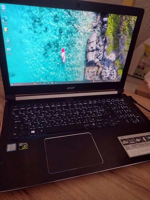 Acer Aspire7 Gaming 120Hz GTX1050 ігровий