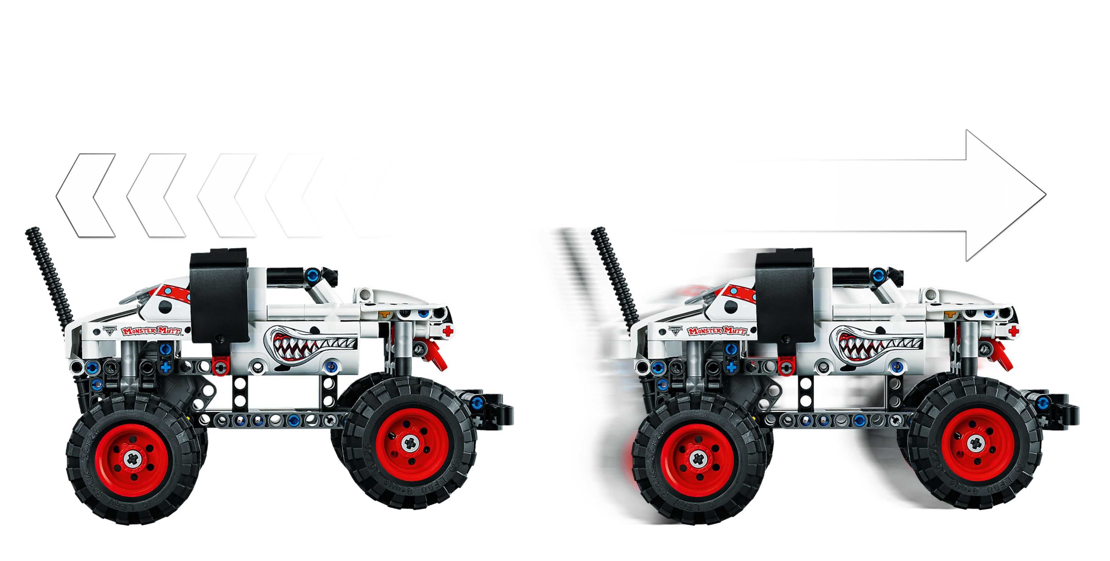 4szt Lego Technic Monster jam