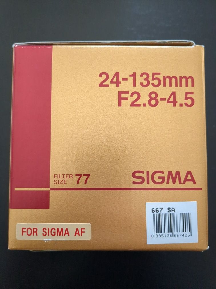 Sigma 24-135mm f2.8-4.5 SA mount
