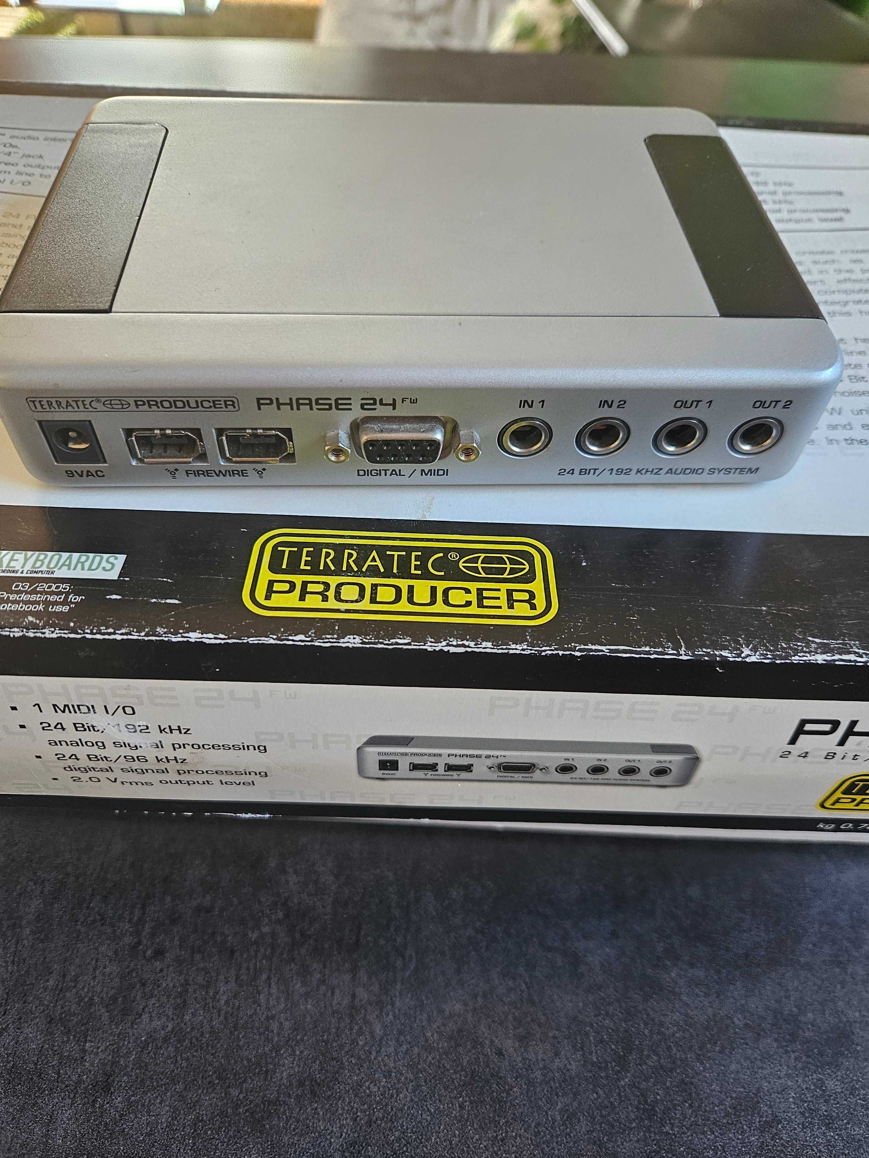 TerraTec PHASE 24 FW zewnętrzny interfejs audio