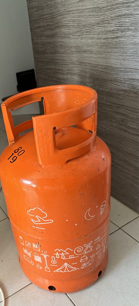 Botija de gas  para utilizadores de fogao a gas
