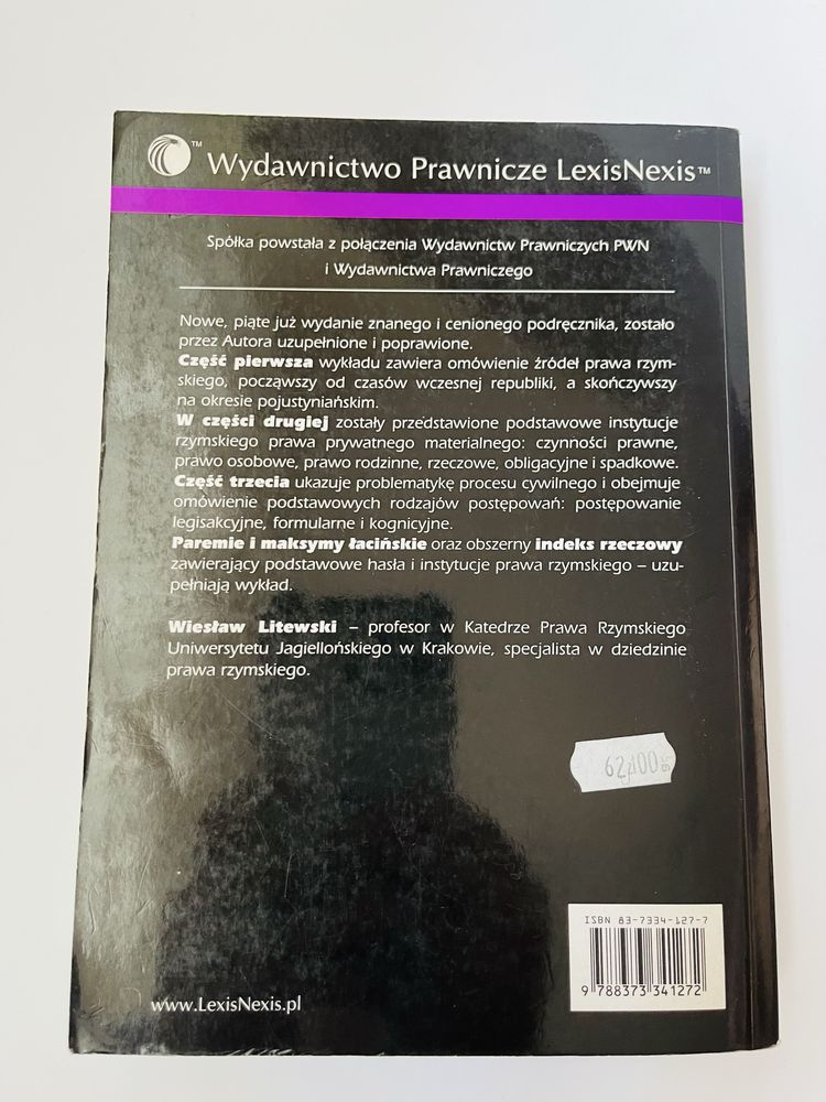 Rzymskie prawo prywatne + Prawo rzymskie repetyt + 565 zagadek z prawa