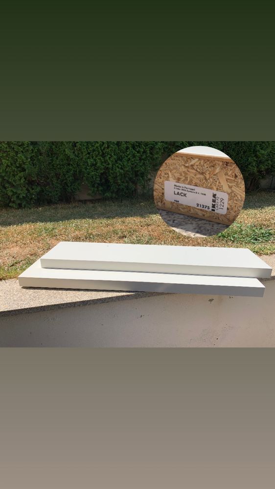 Estante de parede LACK Ikea 110x26 cm