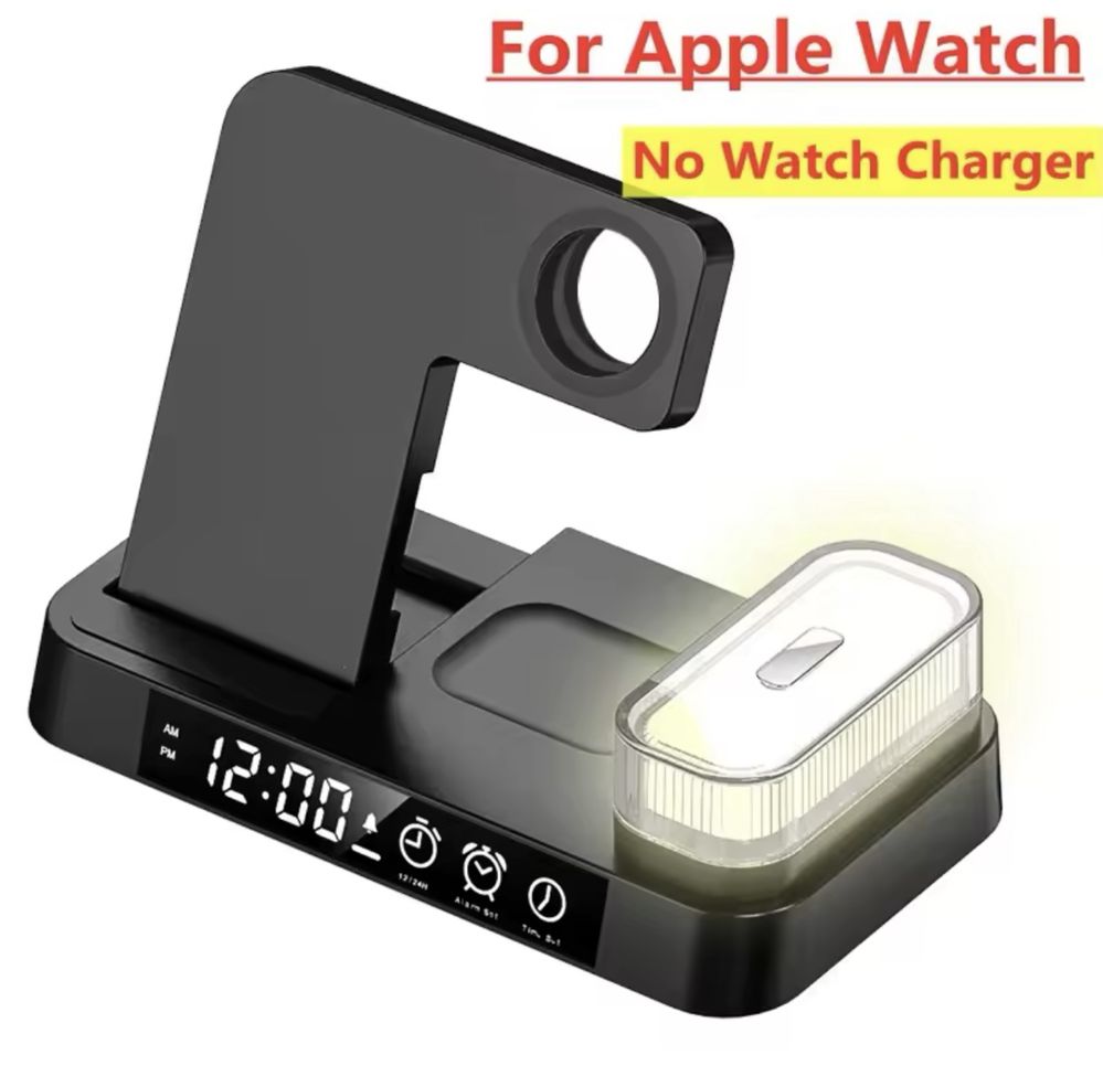 Док-станція, бездротова зарядка iPhone, apple watch, airpods