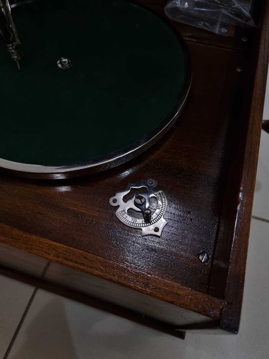 Gramofon antyczny zabytkowy Szwajcarii ANTYK XIX/XX wiek Szwajcaria