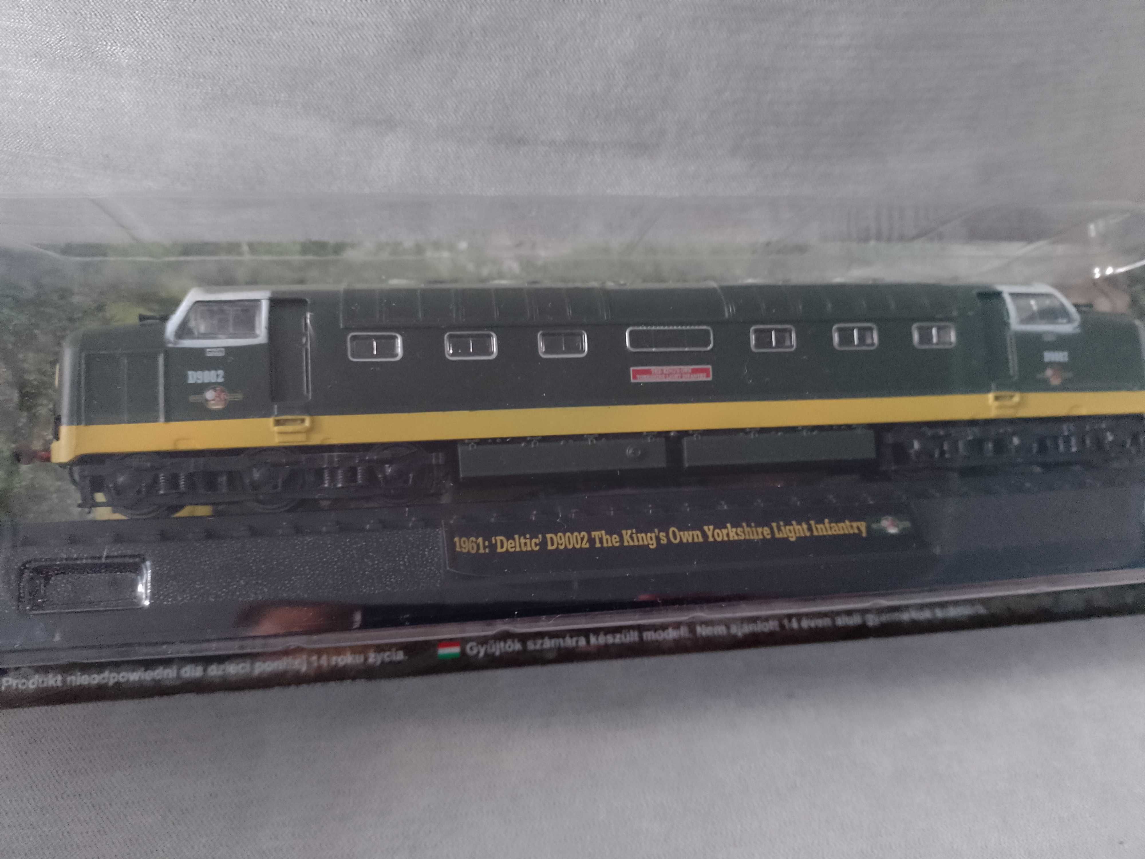 model lokomotywa pociąg kolej  DELTIC D9002 1:76 1961 r Anglia