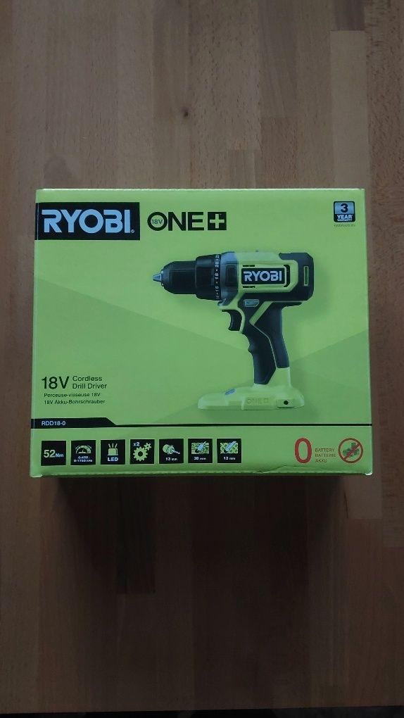 Wiertarko-wkrętarka Ryobi 18V