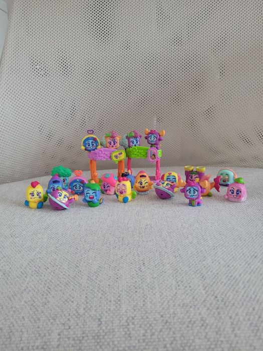 Kolekcja MojiPops (21 szt. w tym 2 brokatowe) + 2 domki