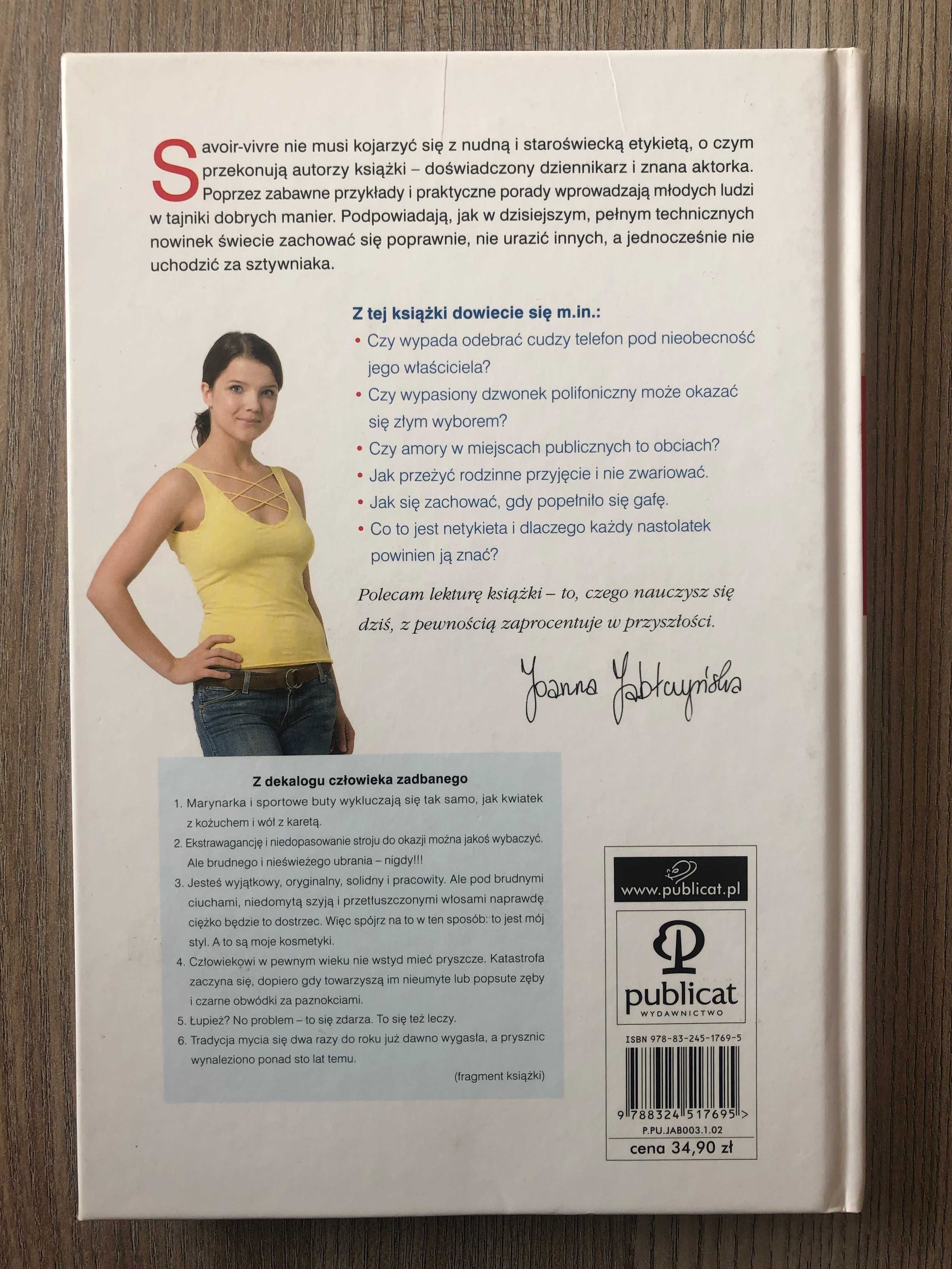 Współczesny savoir vivre dla nastolatków J.Jabłczyńska M.Przewoźniak