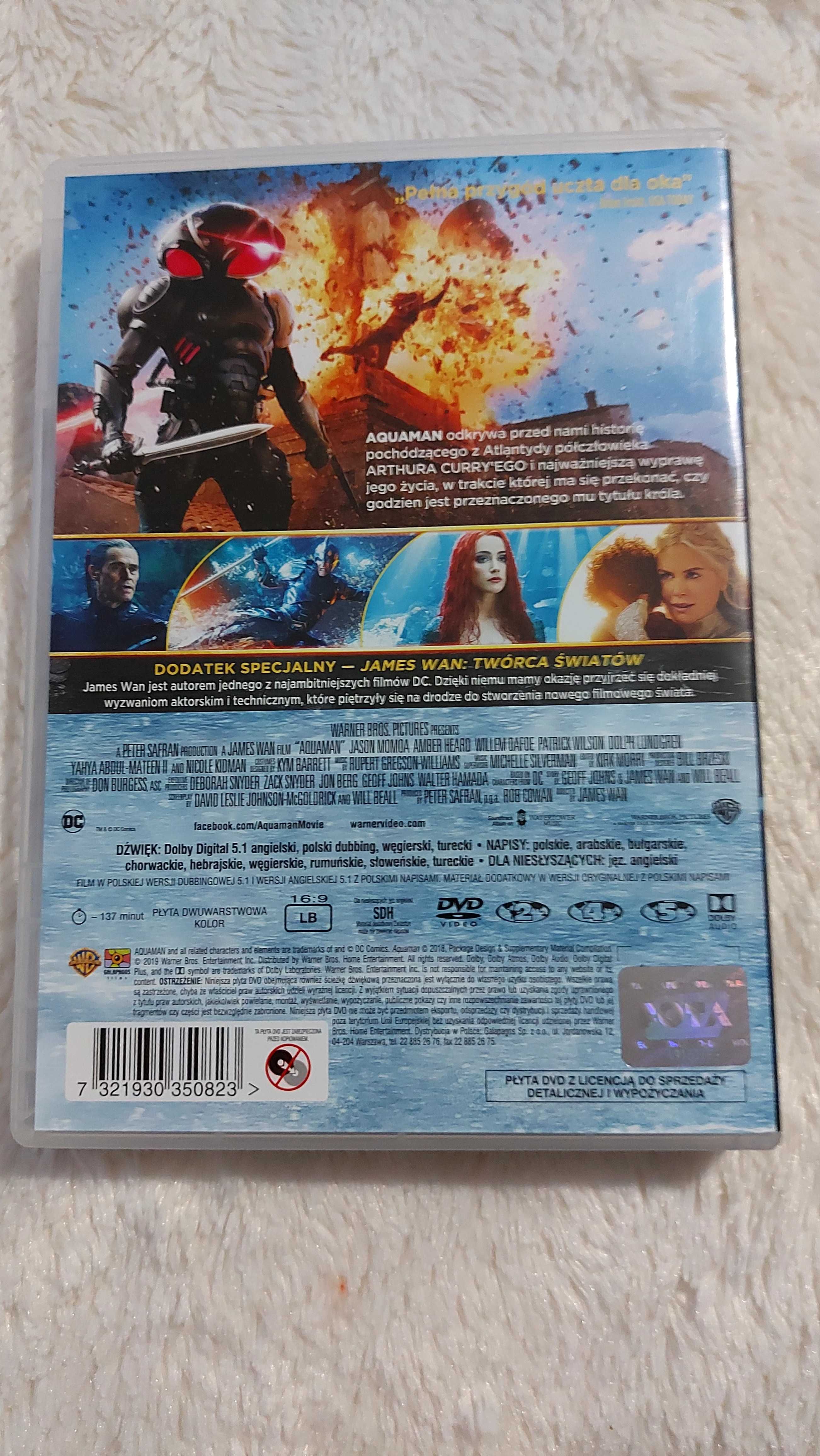 Płyta dvd- Aquaman