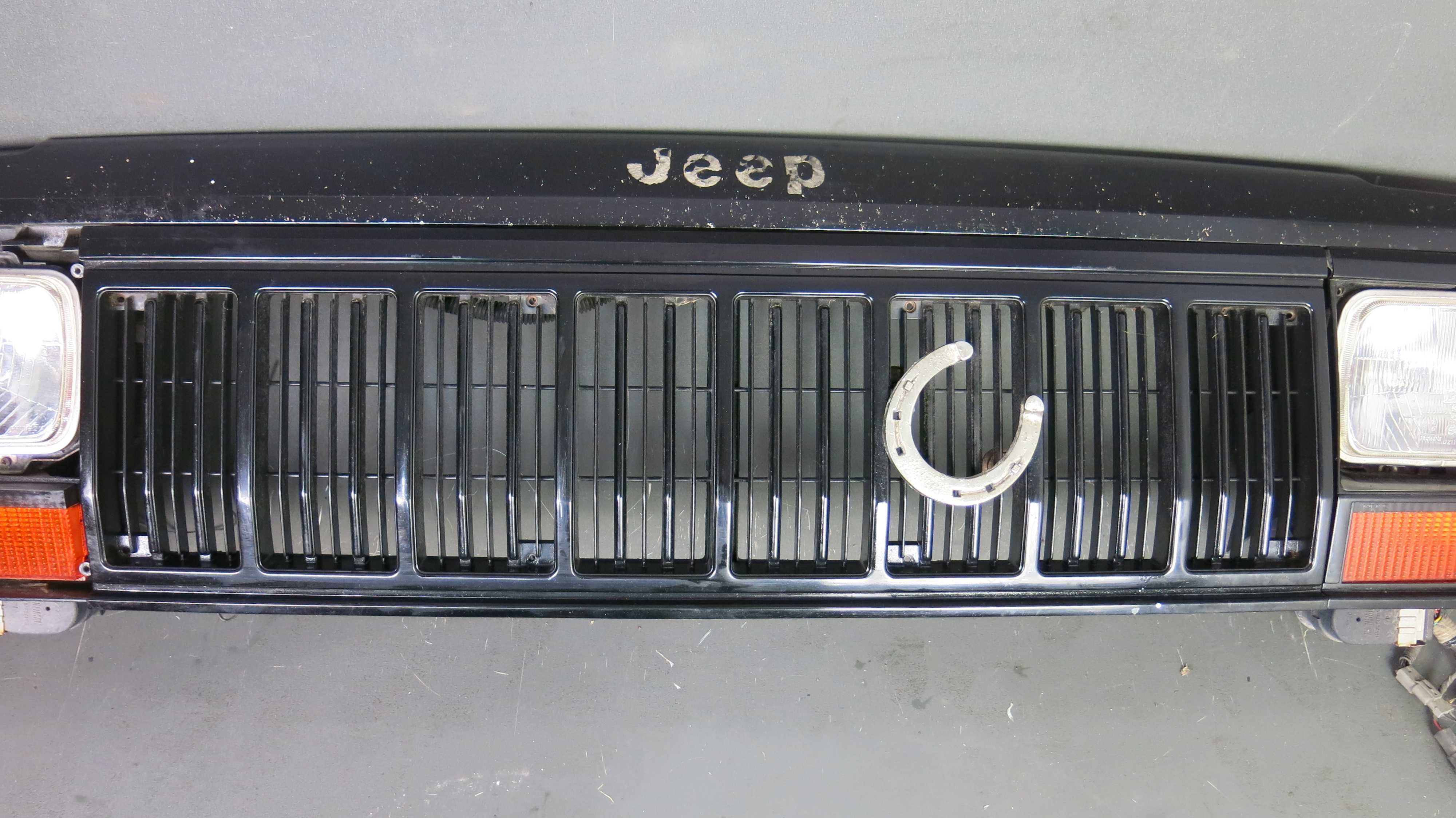 Jeep Cherokee XJ grill lampa lampy przód przednie komplet