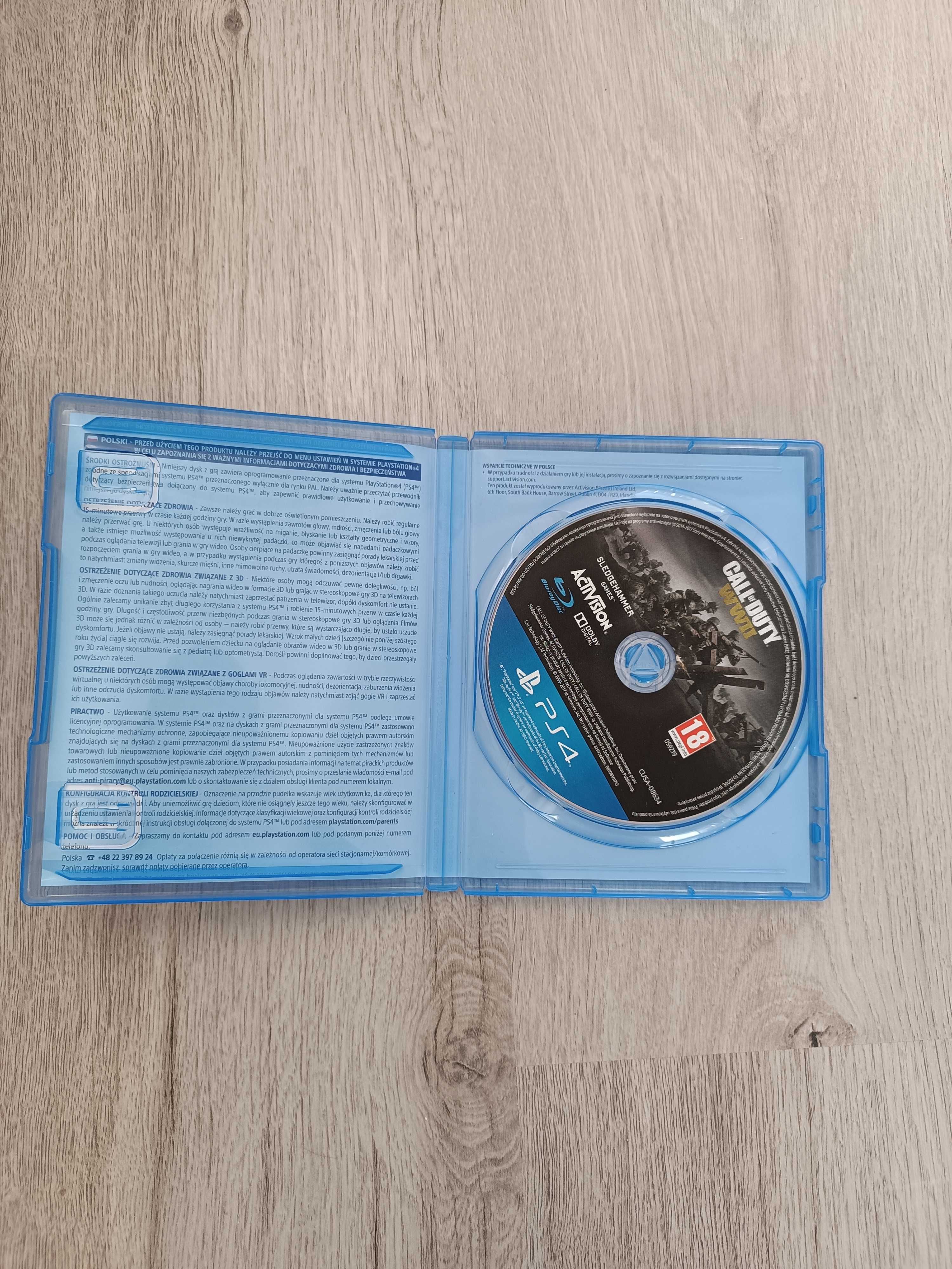 Call of duty WWII PS4 jak nowa