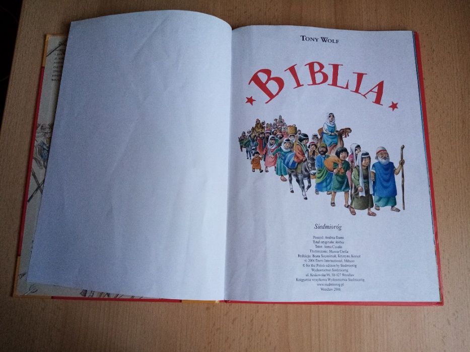 książka "Biblia dla najmłodszych"