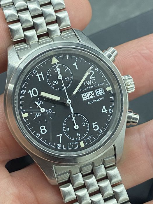 IWC Schaffhausen  * chronoflieger * po serwisie * gw 12m * bransoleta