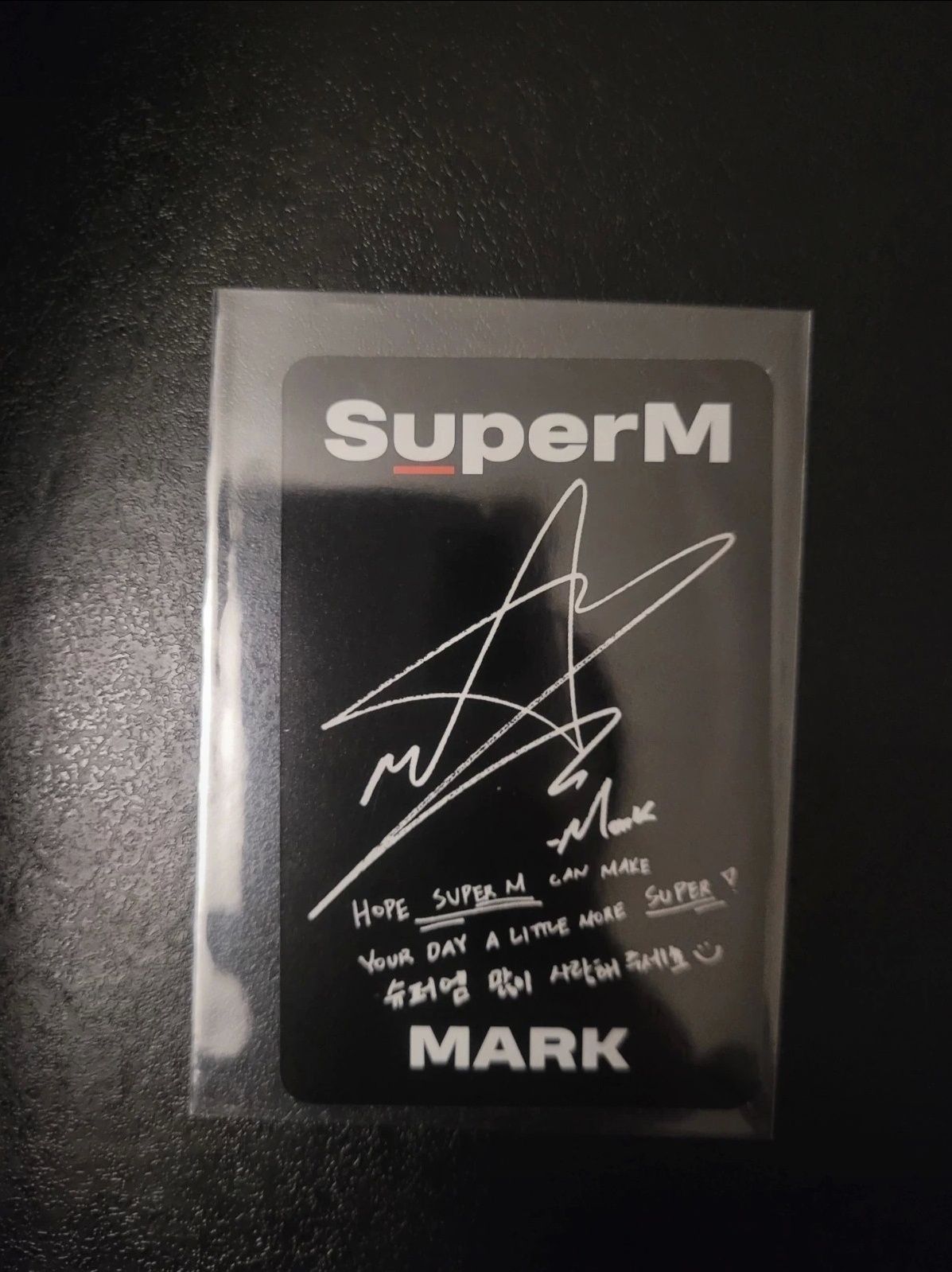 SuperM photocard Mark