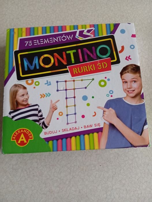 Zabawka logiczna, układanka, rurki 3D