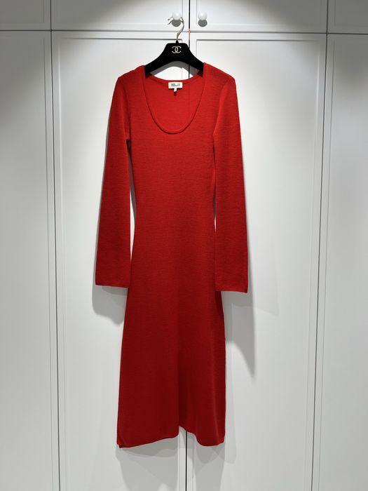 Baum Und Pferdgarten червона тепла сукня платье міді Max Mara Massimo