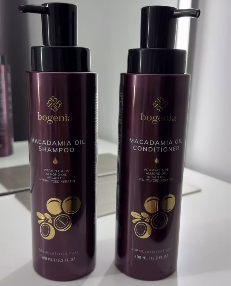 Набір для волосся Богенія з олією макадамії. Bogenia Macadamia oil