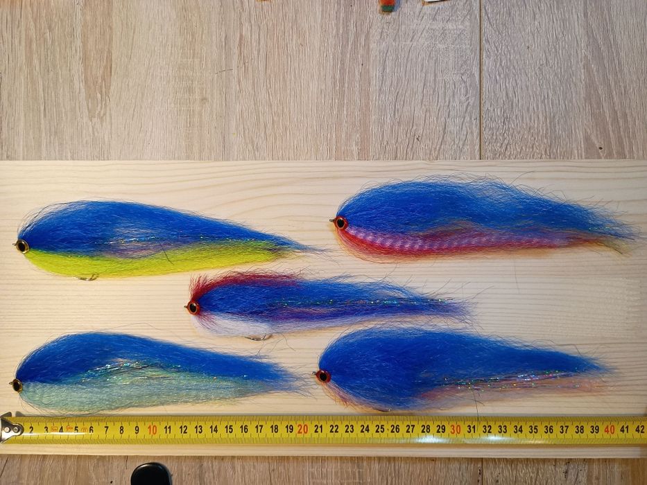 Muchy szczupakowe streamery zestaw