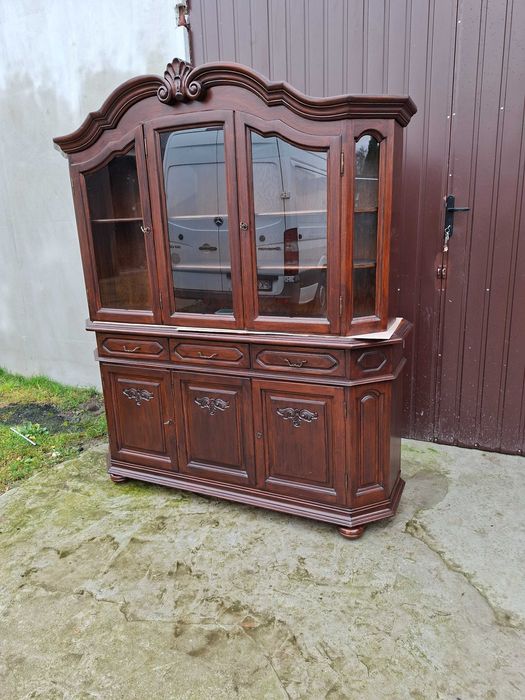 Witryna ciemny polisander