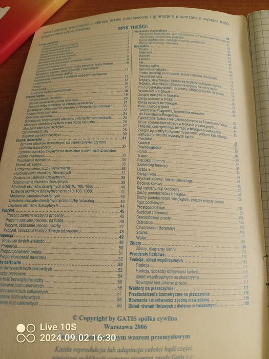 Zeszyt z poradnikiem do matematyki drugi  gratis