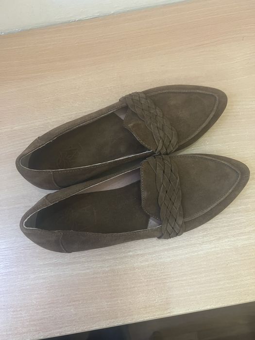 Туфлі натуральна замша