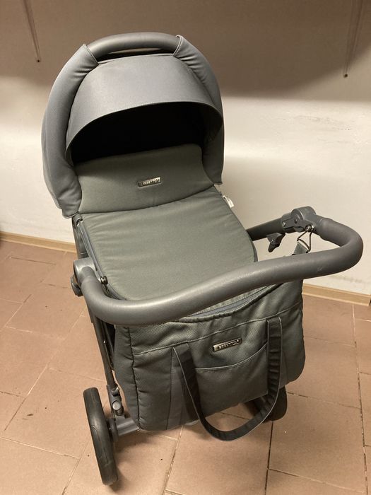 Wózek BEBETTO FLAVIO 2w1 / 3w1 / 4w1 z bazą isofix Śiwy