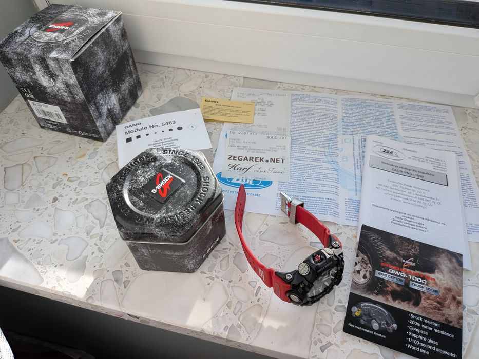 Zegarek Casio G-Shock GWG 1000 1A3ER