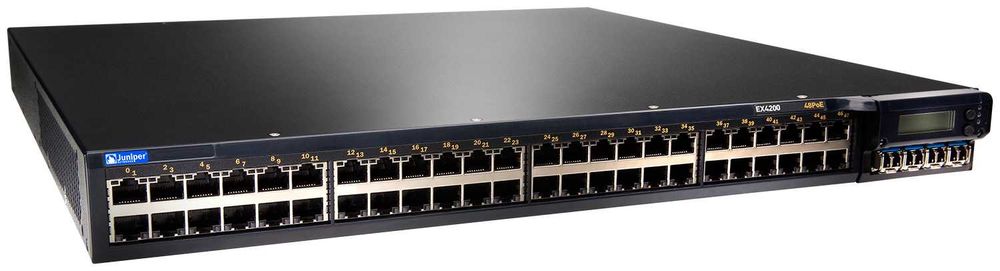 Juniper EX4200-48P 48-port 10/100/1000BaseT PoE  (48 PoE ports)