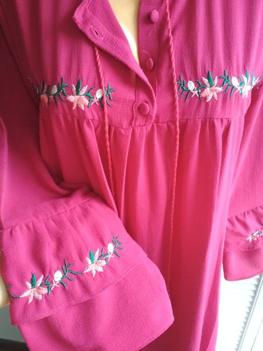 Sukienka retro vintage folkowa z haftem