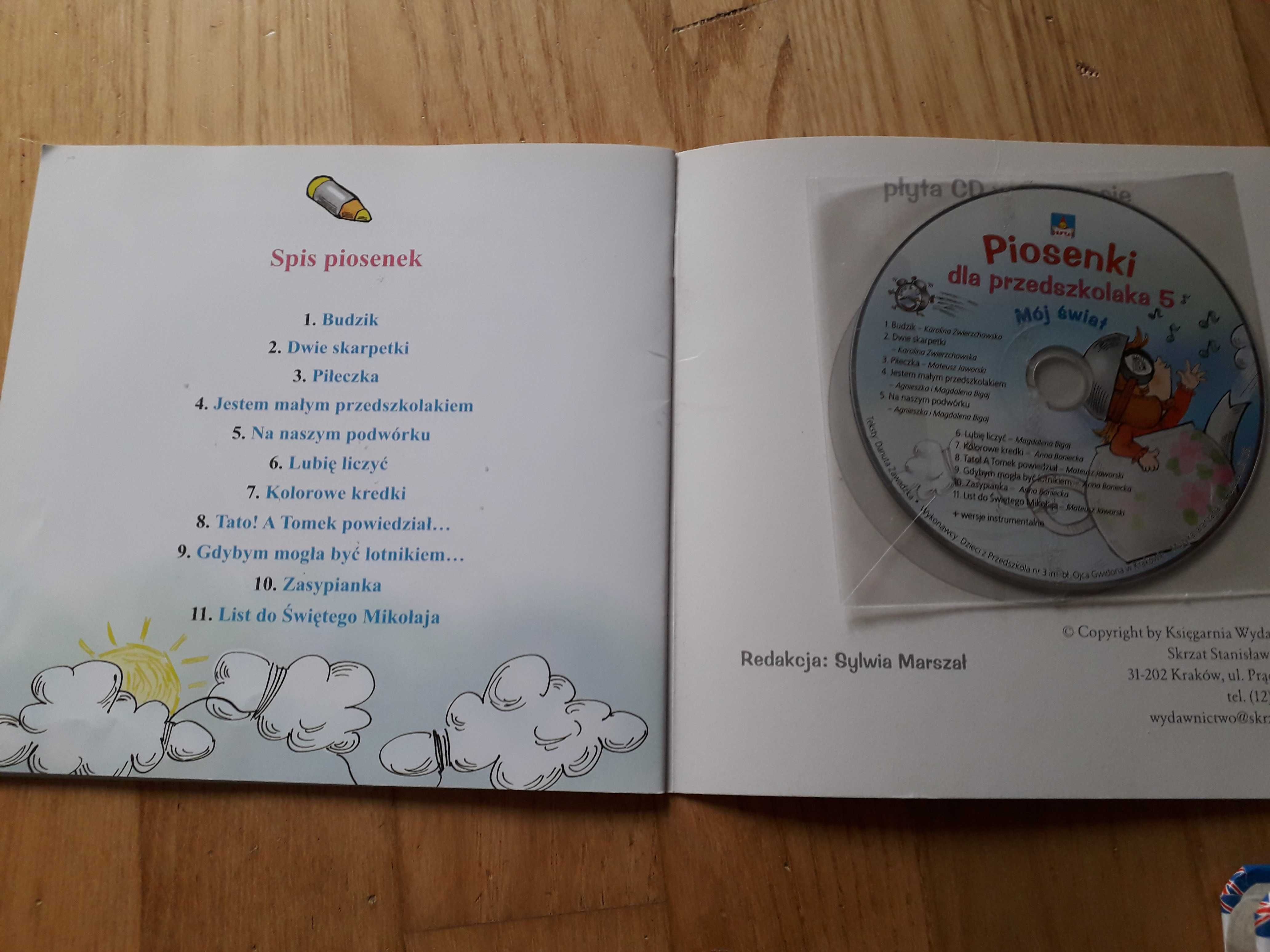 Angielski dla przedszkolaka słownik, 2×książeczki i płyty CD