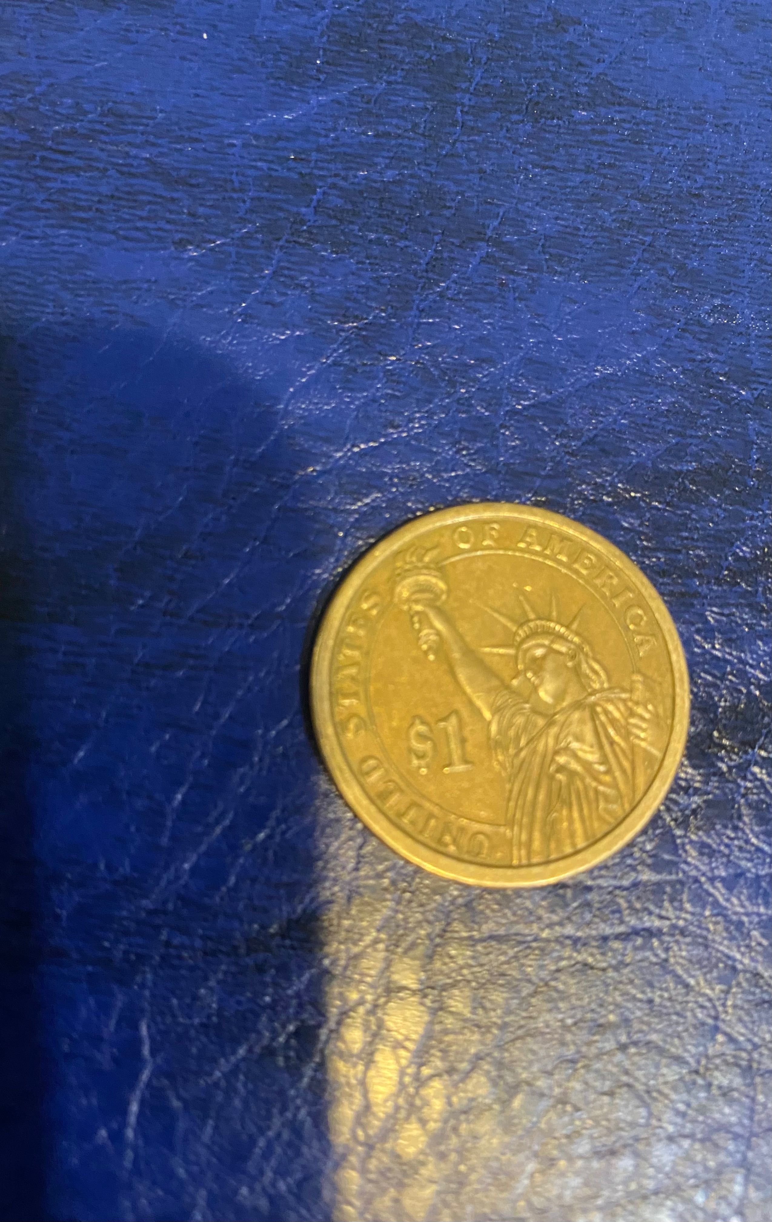 Монета США 1 $,Томас Джефферсон 3 президент(1801-1809) з браком