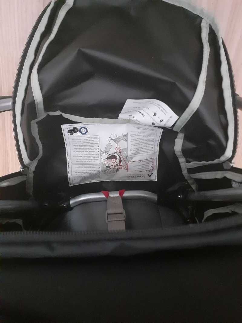 Nosidełko niemowlę dziecko z plecakiem Vaude Shuttle Base czarne 18 Kg