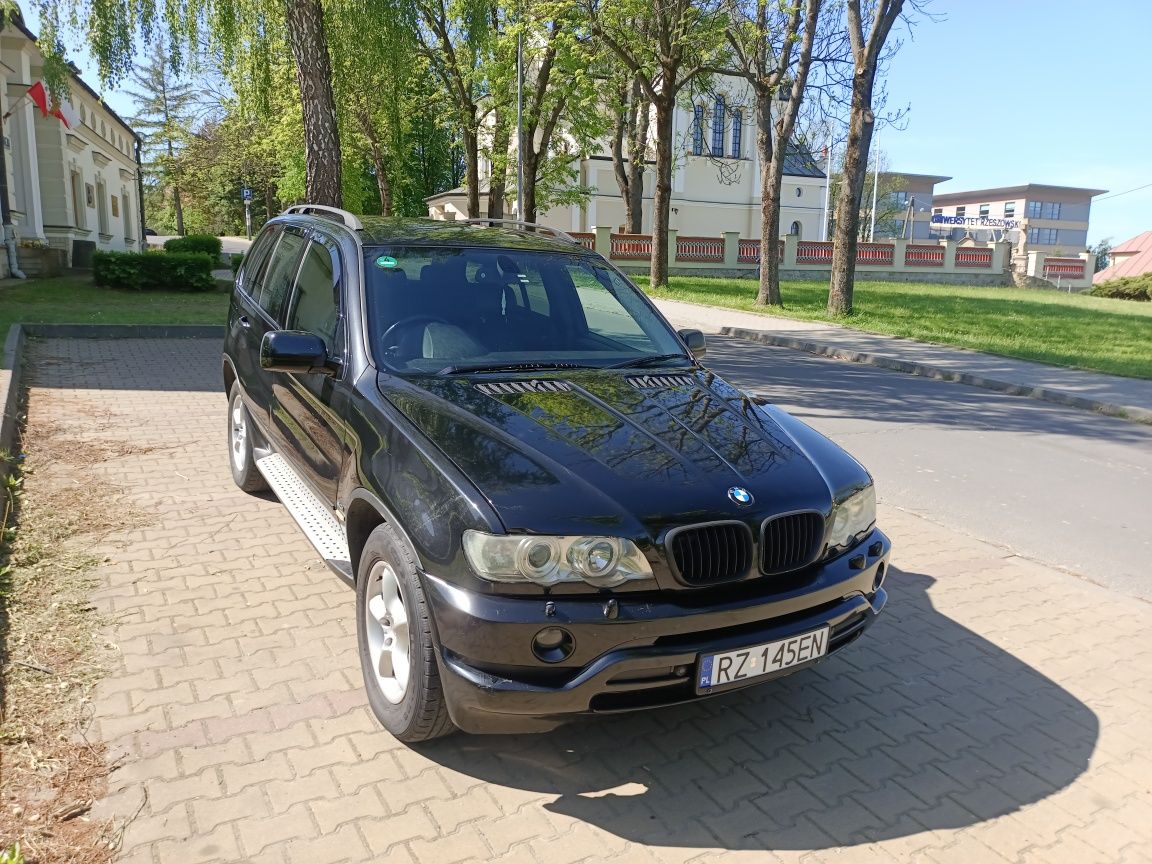 BMW X5 231KM 3.0L 4X4 czarna skóra nagłośnienie ALPINE E53 M54