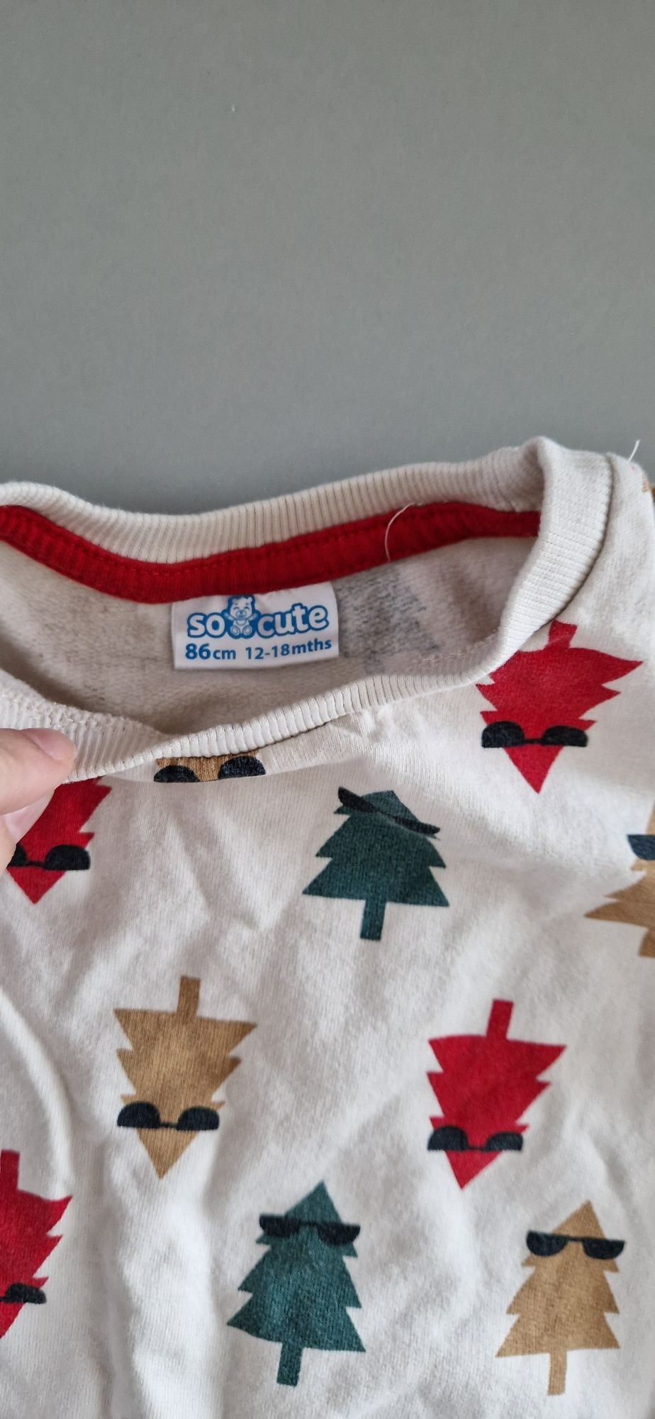 Bluza świąteczna roz. 86