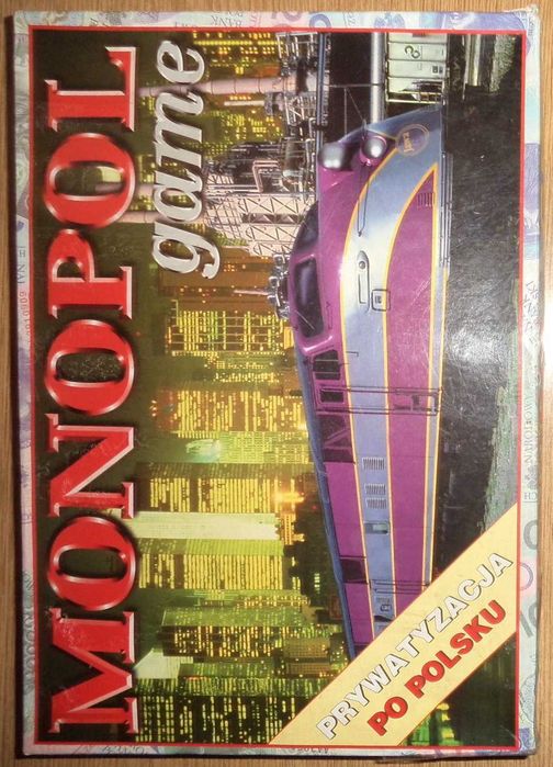 Monopol game Prywatyzacja po polsku - firma JAWA - stara gra planszowa