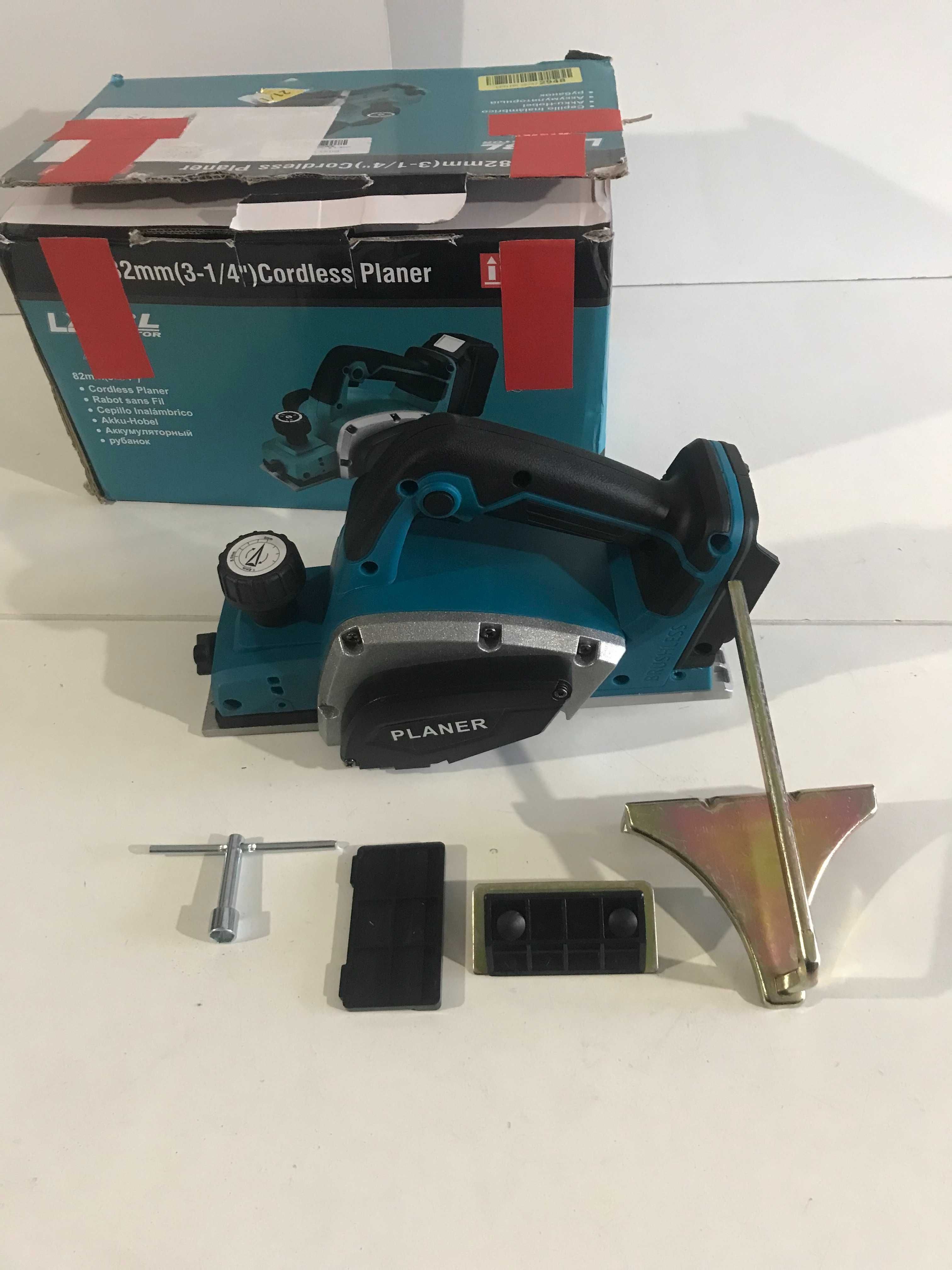 Рубанок акумуляторний  HEBERUCK для батареї Makita 18 В, 3200 об./хв.