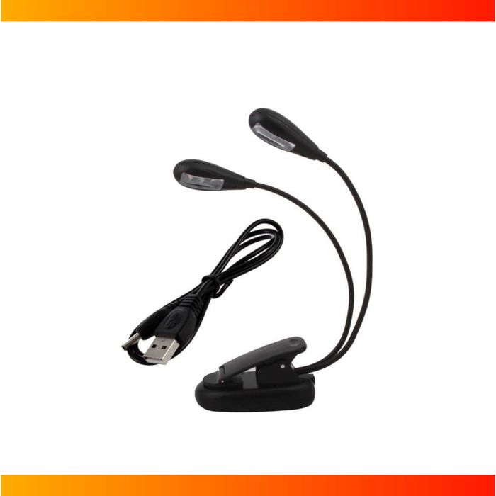 Lampka do statywu, pulpitu nutowego LED, z klipsem / NOWA