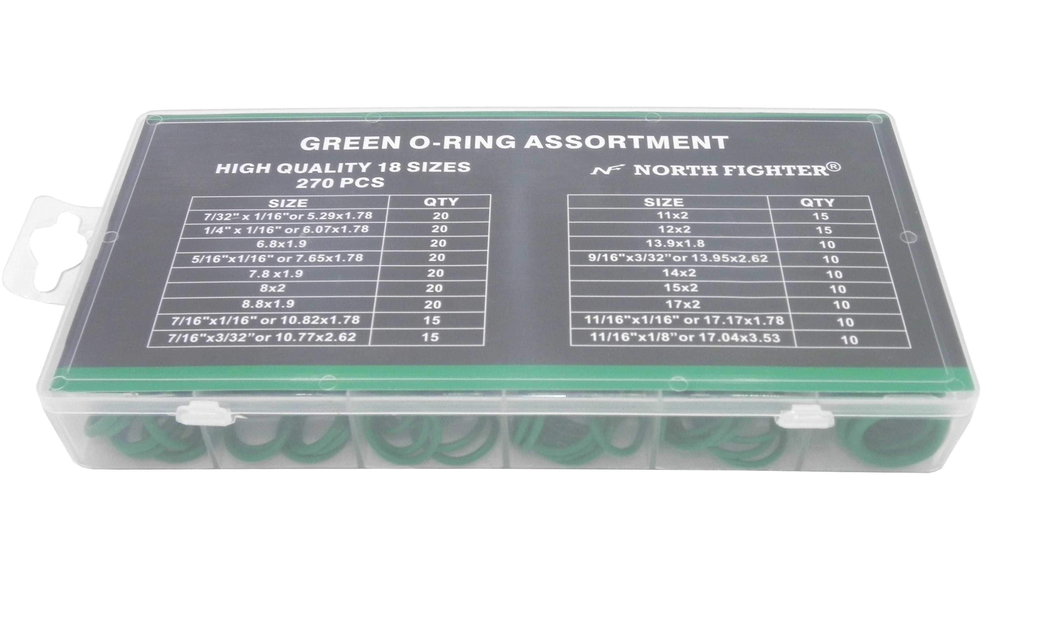 Zestaw komplet uszczelki oring klimatyzacja 270 SZT.