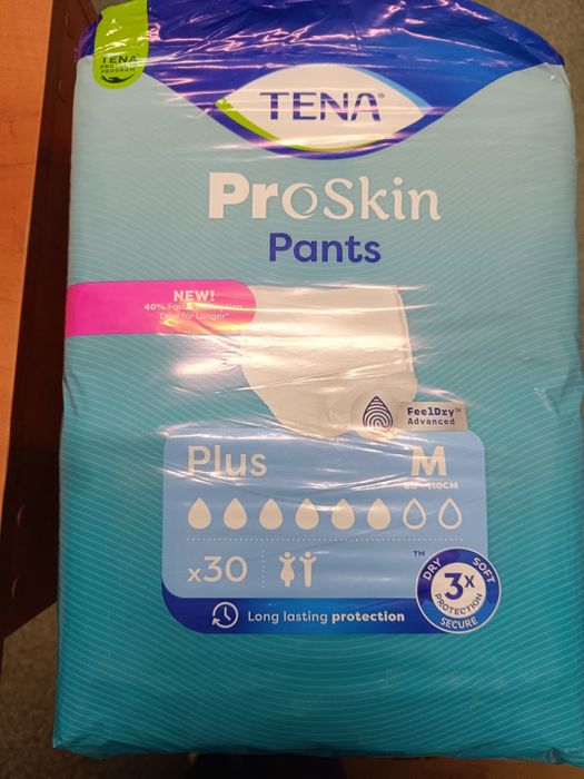 Majtki chłonne TENA pants plus M , 2 opakowania