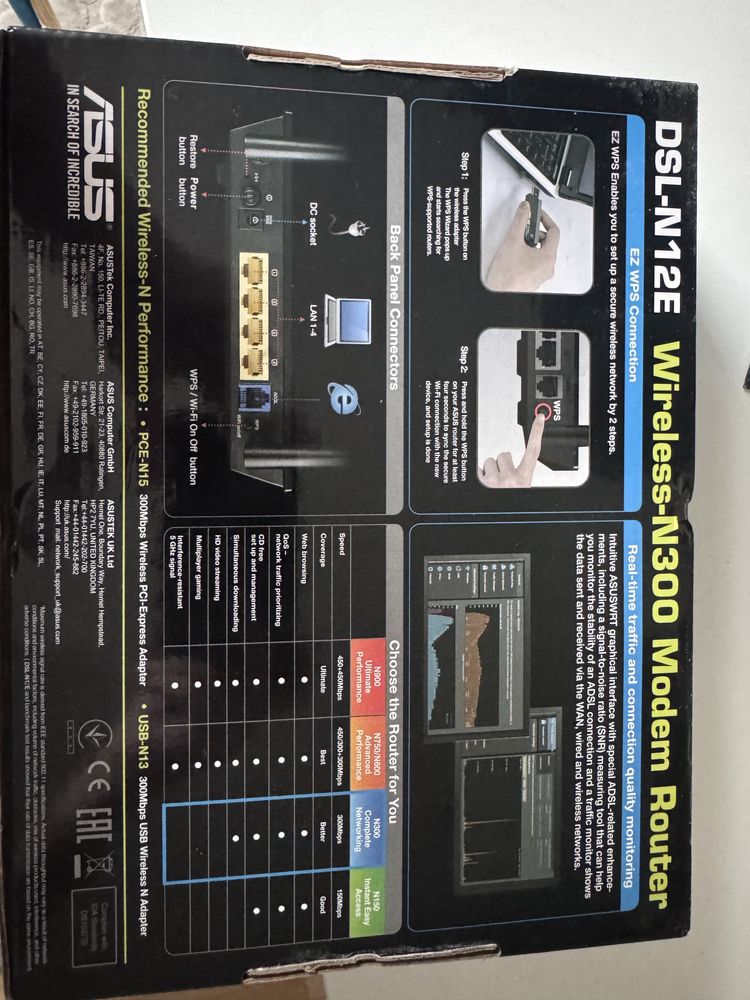 Asus adsl modem router wireless-n300