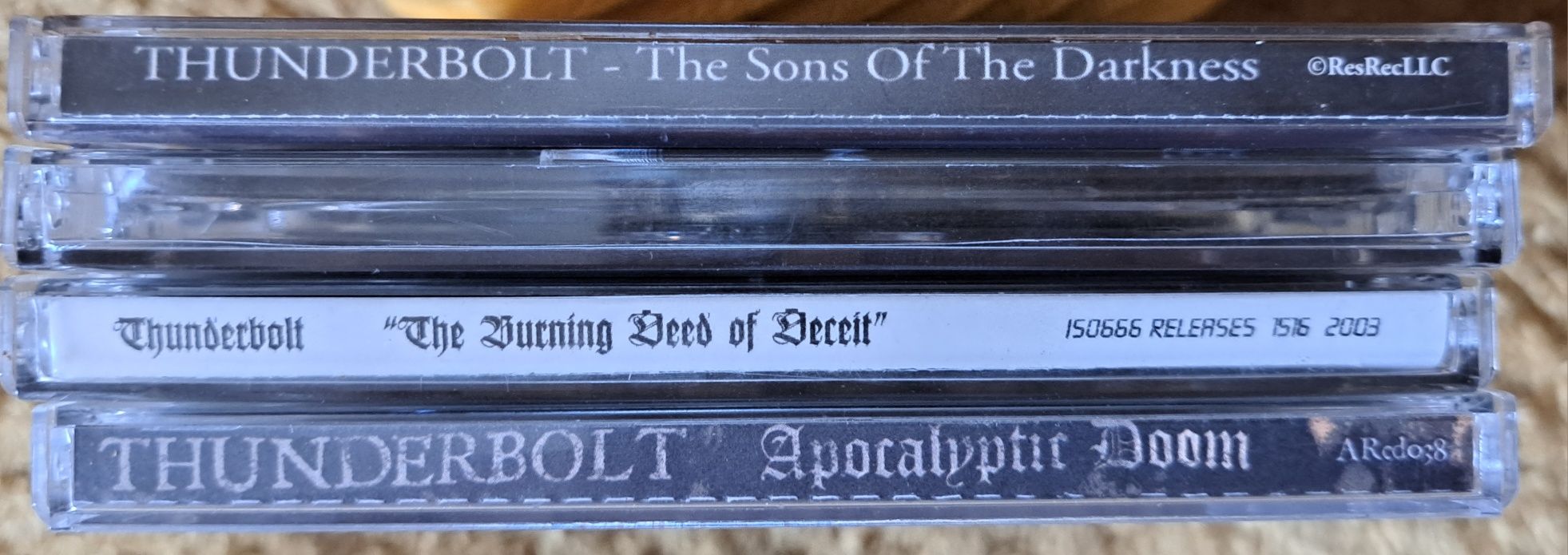 4 x CD Thunderbolt Polski Black Metal Cult