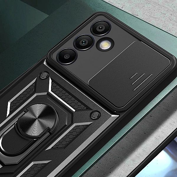 Etui pancerne Hybrid Armor Camshield z osłoną aparatu i metalowym ring
