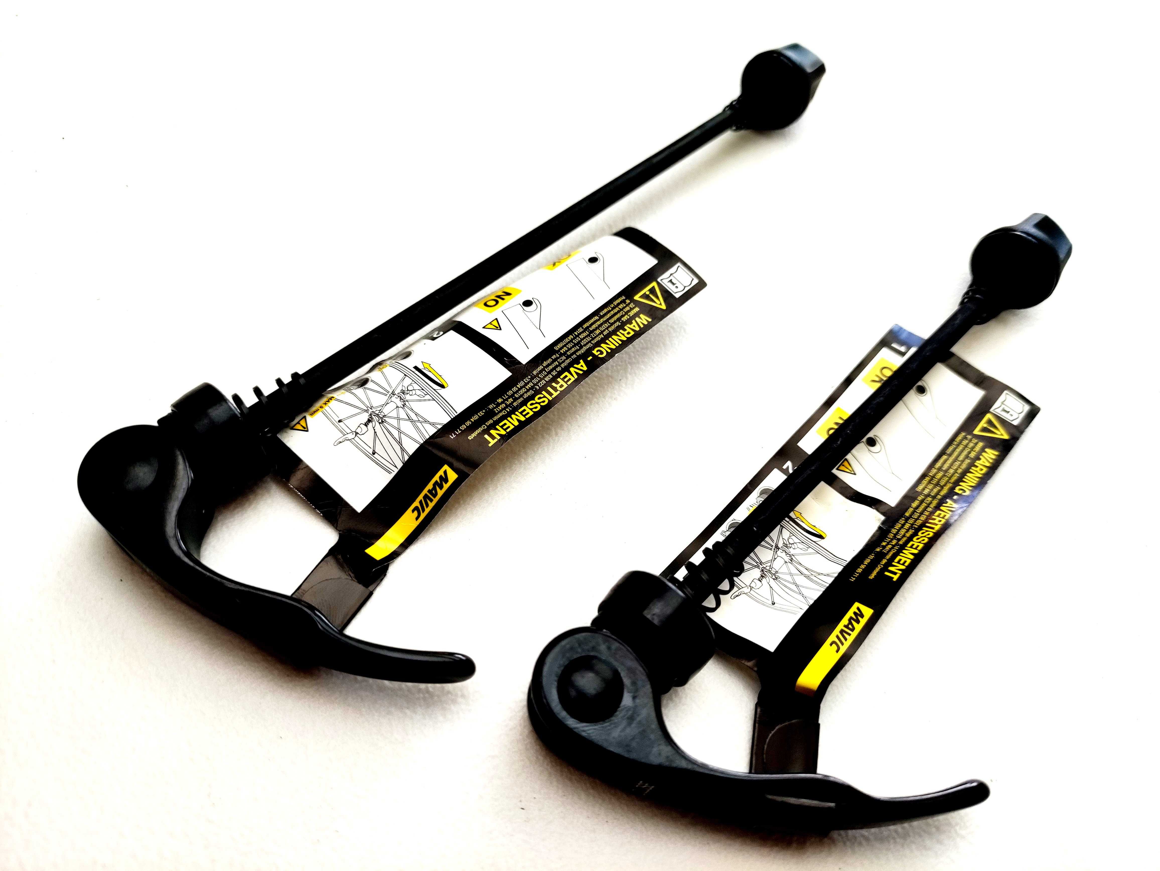 NOWE Zaciski do piast Mavic SET Przód + Tył Qr Quick Release 100/135