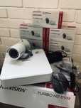 DVR iDS-7108HQHI-M1/S(E) + камери відеонагляду DS-2CE16D0T-IRF - 8шт.