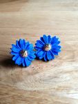 Kolczyki kwiatki stokrotki daisy