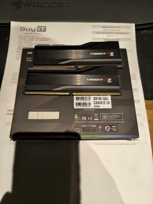 DDR5 32GB Trydent Z5 7800Mhz CL36