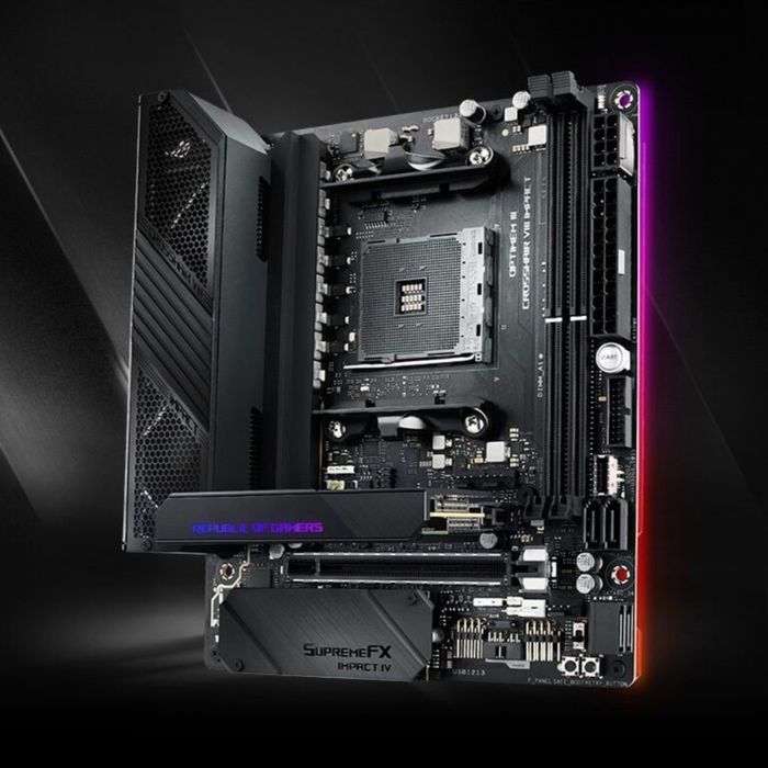 Motherboard/Placa-mãe ASUS ROG CrossHair VIII IMPACT - X570 - AM4