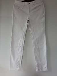 Białe damskie spodnie jeansowe roz 38