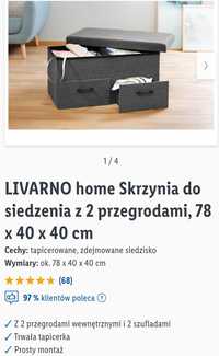 Skrzynia do siedzenia z 2 szufladami